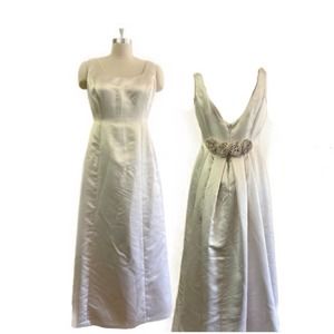 Vintage Satin Wedding Dress
